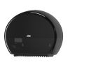 Dozownik Tork do papieru toaletowego mini jumbo, kolor czarny, system T2