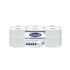 Papier toaletowy jumbo mini BulkySoft Premium, 2w,biały, celuloza,170m, 12 rolek/op