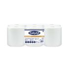 Ręcznik papierowy w roli centralnego dozowania midi BulkySoft Premium, 2w. biały, celuloza,150m, 6 rolek