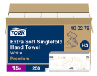 Ręcznik papierowy w składce ZZ Tork Premium biały miękki