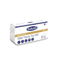 Papier toaletowy BulkySoft Excellence,3w. biały, celuloza, długość 29m, 72 rolki/op.