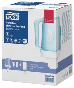 Przenośny dozownik mini do ręczników Tork, zestaw startowy