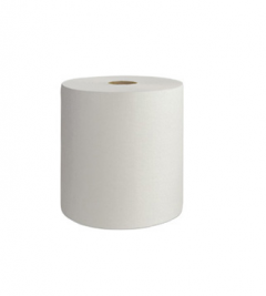 Czyściwo włókninowo-celulozowe CLEAN STRONG PLUS w roli białe, 282 listki