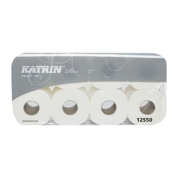 Papier Toaletowy Katrin Plus 160 mała rolka biały