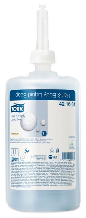 Mydło w płynie Tork Premium do włosów i ciała