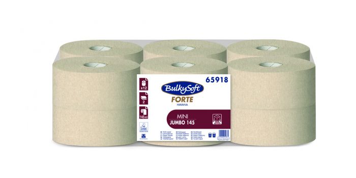 Papier toaletowy jumbo mini BulkySoft Havana Forte Eco, 2.w