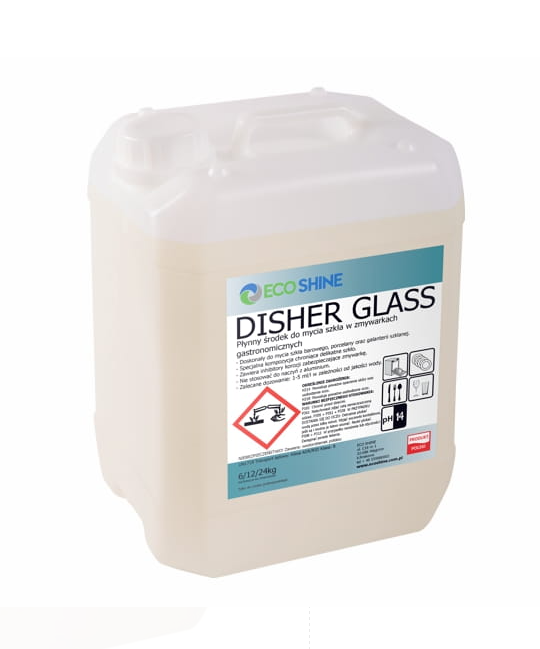 Disher Glass - Mycie szkła w zmywarkach