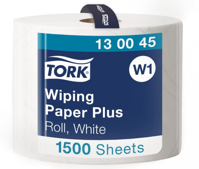Czyściwo papierowe Tork do średnich zabrudzeń w małej roli białe