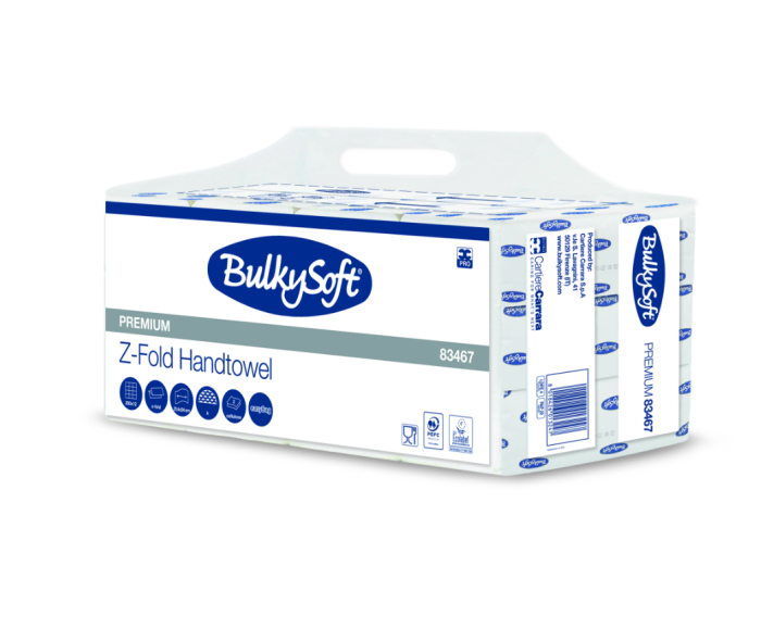 BulkySoft Premium Z-Fold 2w 2400szt Easy Bag